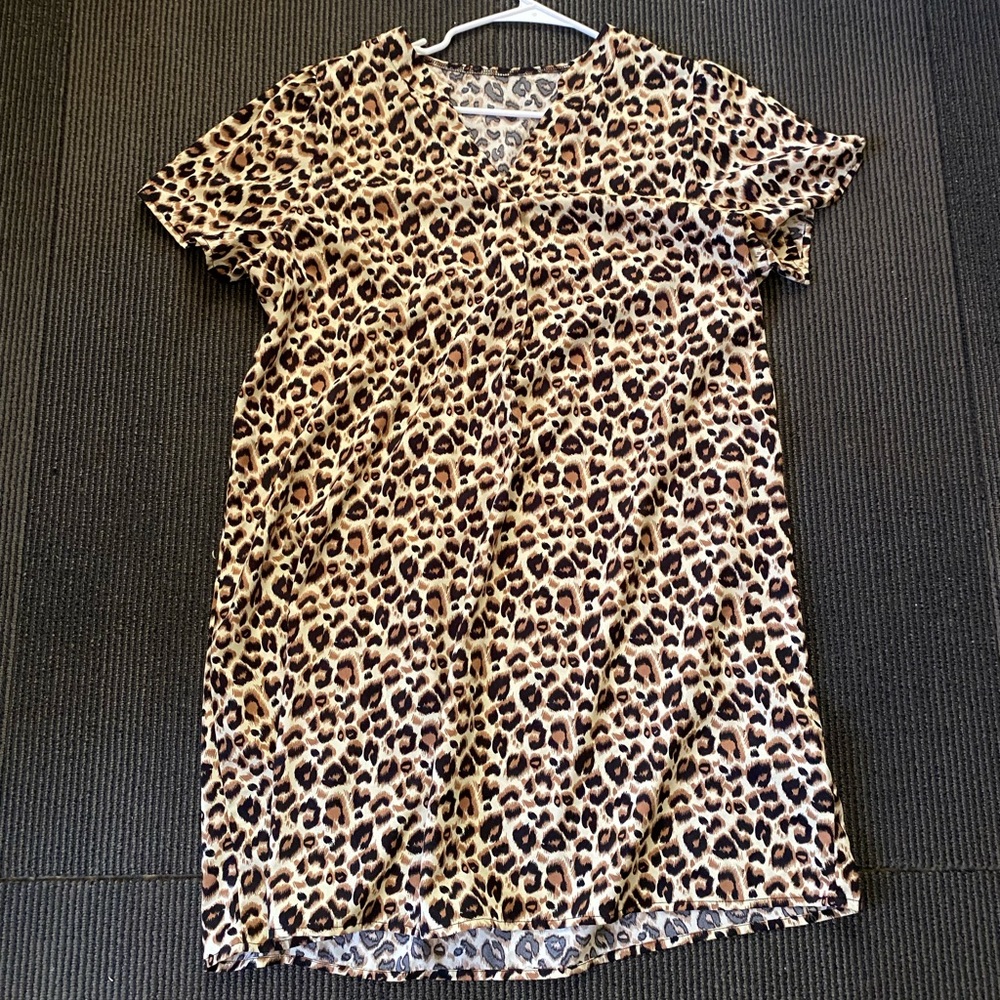 Shein Cheetah Print Dress ⭐️